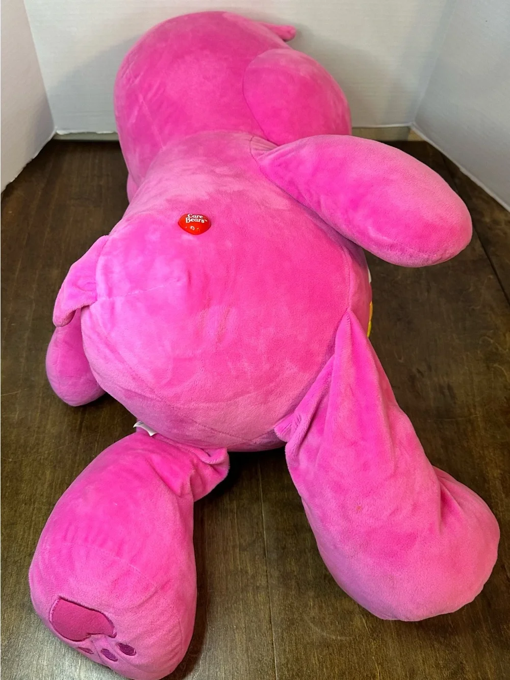 Care Bear Cheer Rainbow XL Pink Plush 32
